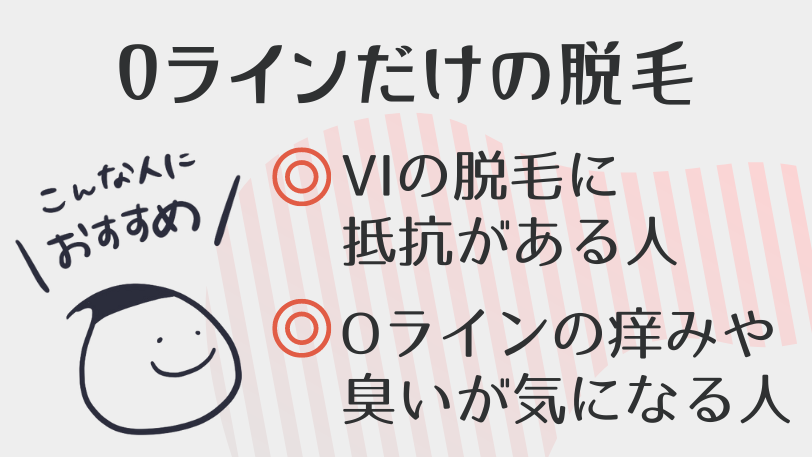 Oラインだけの脱毛はアリ!でもVやIの毛も気になるなら後悔するかも